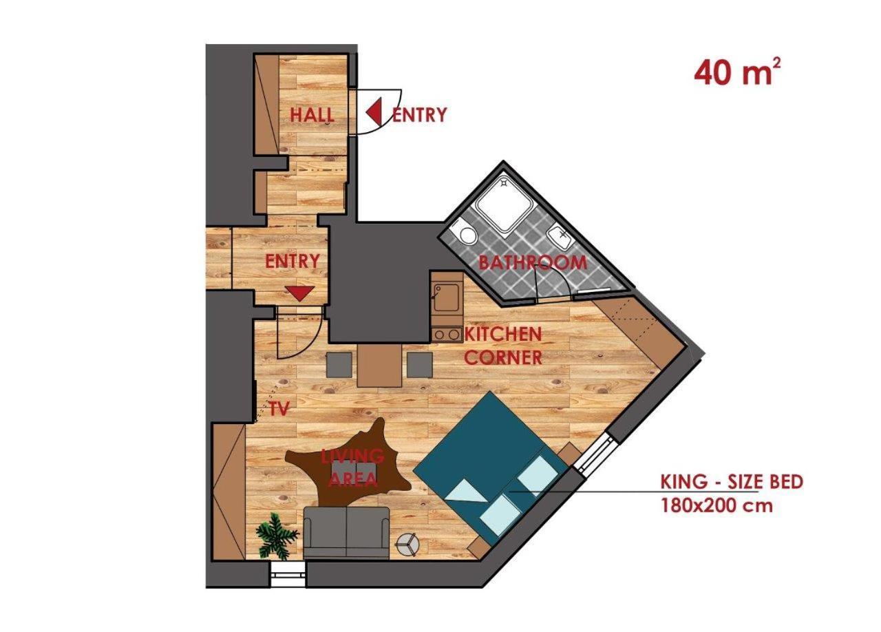 Bohemian Chic 2 Bedroom 2 Bathroom Loft With Hanging Chair Prague Exterior photo