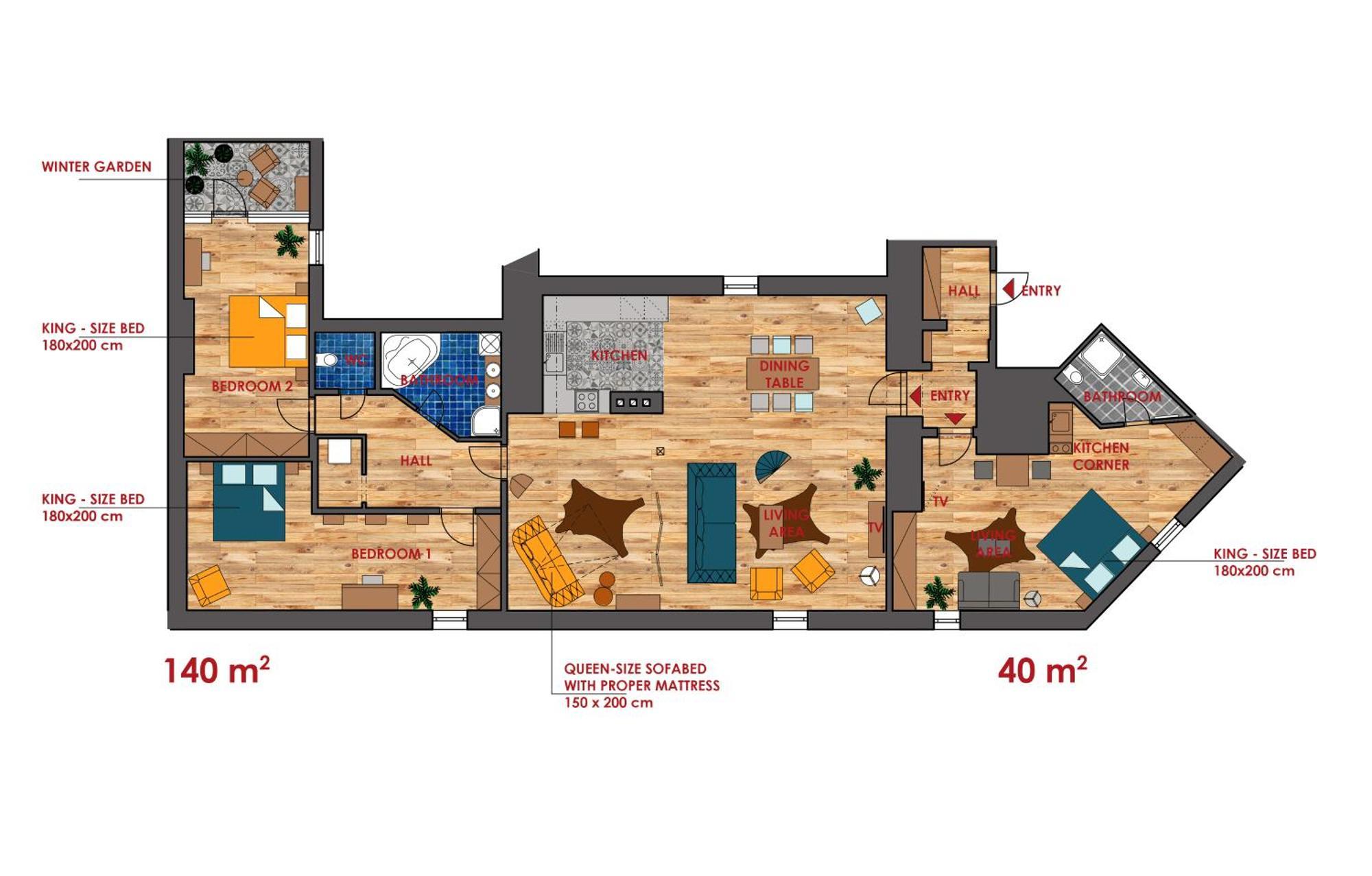 Bohemian Chic 2 Bedroom 2 Bathroom Loft With Hanging Chair Prague Exterior photo